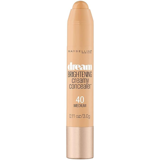 Maybelline Dream Brightening Creamy Concealer, Medium, 0.11 oz.-Velvo Beauty