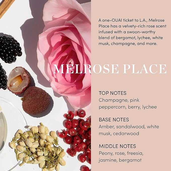 OUAI Body Cleanser Refill, Melrose Place - Foaming Body Wash with Jojoba Oil and Rosehip Oil to Hydrate, Nurture, Balance and Soften Skin - Paraben, Phthalate and Sulfate Free Skin Care - 32 Oz-Velvo Beauty