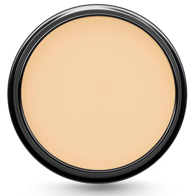 Graftobian HD Glamour Crème Foundation 1/2oz, Weightless Full Coverage Makeup, 65 Inclusive Shades, For All Skin Types, Natural or Full-Glam Looks, For Professionals and Beginners (Warm Vanilla)-Velvo Beauty
