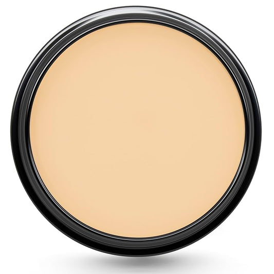 Graftobian HD Glamour Crème Foundation 1/2oz, Weightless Full Coverage Makeup, 65 Inclusive Shades, For All Skin Types, Natural or Full-Glam Looks, For Professionals and Beginners (Warm Vanilla)-Velvo Beauty