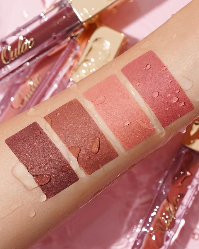 Oulac Matte Liquid Pink Lipstick for Women, Pink Nude Long Lasting Lipstick, Waterproof Lip Stain, No Transfer, Creamy High Pigmented Formula with Vitamin E, Vegan & Cruelty-Free M19-Velvo Beauty