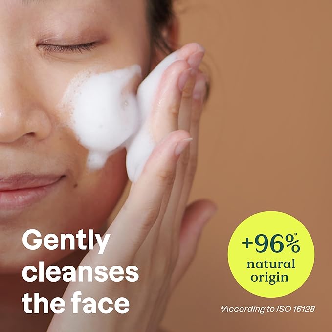 ATTITUDE Micellar Foaming Facial Cleanser, EWG Verified, Dermatologically Tested, Plant and Mineral-Based, Vegan, Unscented, 5 Fl Oz-Velvo Beauty