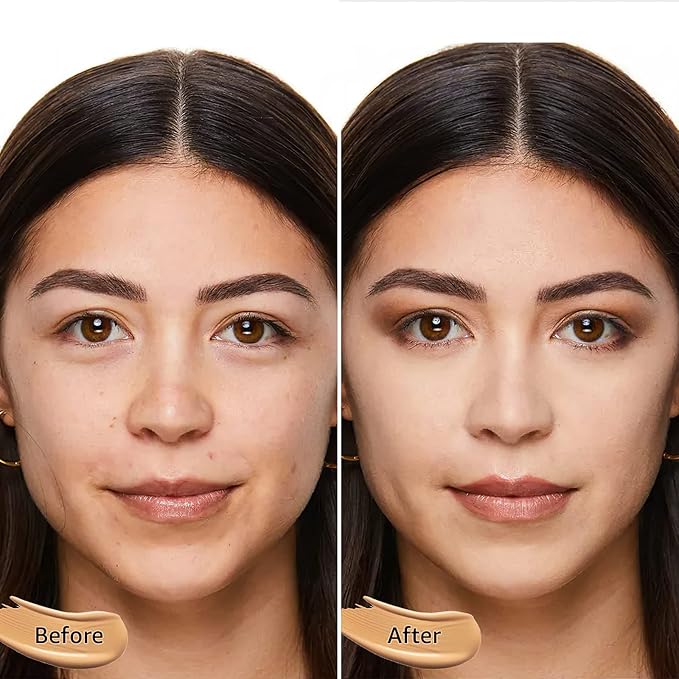 Mushroom Head Air Cushion CC Cream Foundation - Moisturizing & Long-Lasting BB Cream Concealer Makeup Base for All Skin Types, Brighten Long - Lasting Even Color Correcting Concealer (Natural)-Velvo Beauty