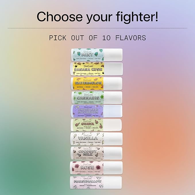 DedCool Lip Balm Stick (Marshmallow) Jumbo, Vegan, Flavored, Coconut Oil Lip Balm, Long Lasting, Moisturization, Hydrates Dry & Chapped Lips, Vegan, Natural, Clean, Non-Toxic, Fragrance For All-Velvo Beauty