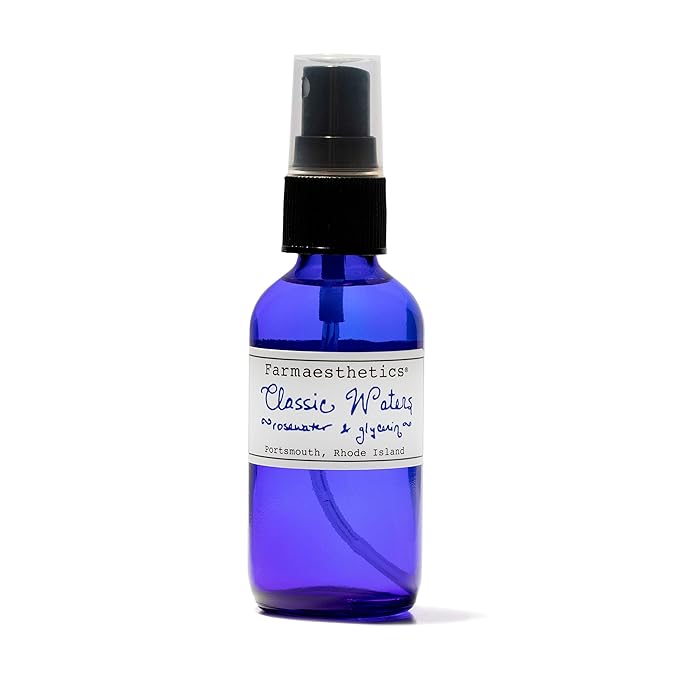 Farmaesthetics Classic Waters Rosewater and Glycerin (2 fl oz) | Ethically Sourced Sustainable Beauty | Clean, All Natural, Small Batch Skincare-Velvo Beauty