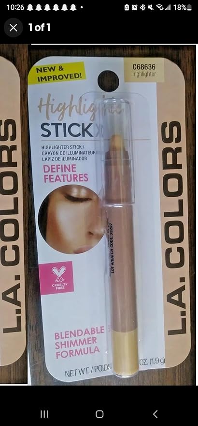 L.A. Colors Contour Stick - Highlighter CBCS285-Velvo Beauty