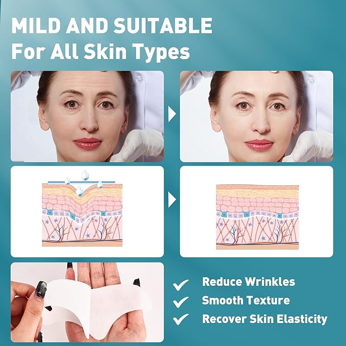 28 Pcs Forehead Wrinkle Patches - Anti Wrinkle Facial Patches with Collagen and Vitamin E for Face Overnight to Smoothing Fine Frown Lines & Wrinkles Treatment-Velvo Beauty