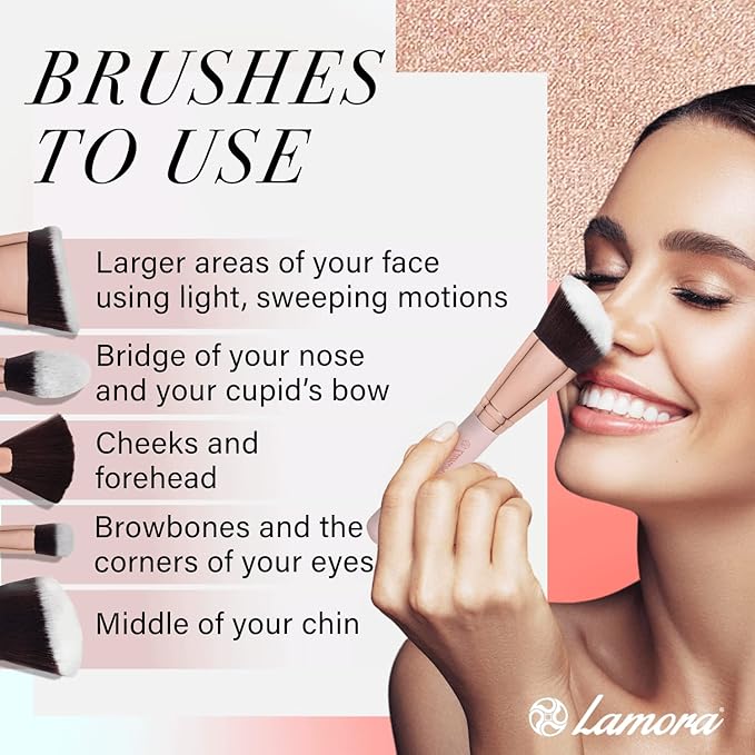 Highlighter Palette Highlighter Makeup Iluminador - Glow Bronzer Powder Makeup Highlighter Kit With Mirror - 4 Highly Pigmented Face Highlighter Shimmer Colors - Vegan, Cruelty Free & Hypoallergenic-Velvo Beauty