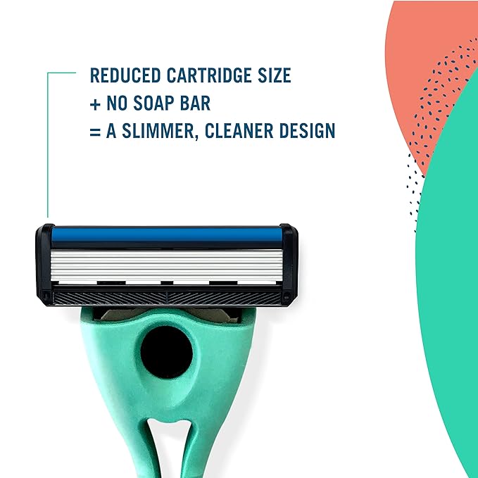 Preserve Shave 5 Five Blade Refillable Razor, Made from Recycled Materials, Sunshine Yellow-Velvo Beauty