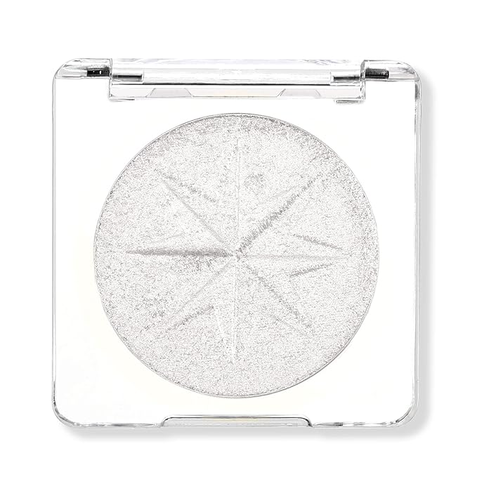 Erinde Pearl White Shimmer Glitter Highlighter Highlight Makeup Contour Powder, Silver Face Illuminator Highlighter, Highlighter Makeup iluminadores Illuminator for Face Body Cheek-Velvo Beauty