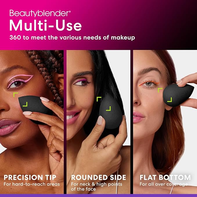 Beautyblender® | Pro Blender Makeup Sponge | Blend Liquid Foundations, Powders and Creams | Streak Free Application | Vegan, Cruelty Free | Made in USA-Velvo Beauty