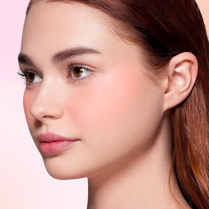 Boobeen Blush Compact for Face, Matte Powder Blush for Cheeks Powder Palette, Nude Light Blush with Puff, Blusher Makeup for a Radiant, Natural Glowing-Velvo Beauty