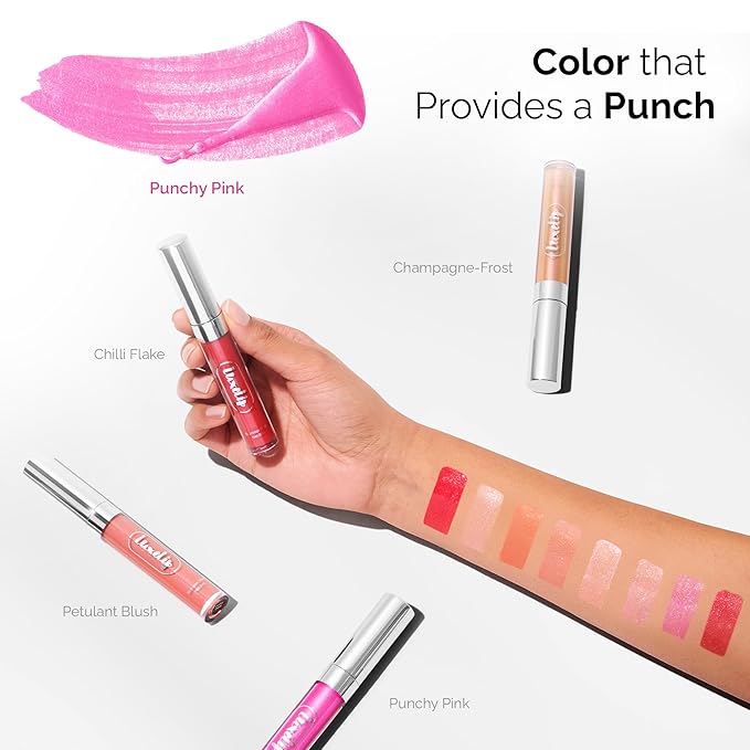 LuxeLip™ Matte Lipstick, Hydrating Non-Sticky Lip Gloss for Luminous Shine & Moisturized Lips, Lightweight, Long-Lasting Glossy Finish, Cruelty-Free Lip Makeup for Women (Punchy Pink, 8ml)-Velvo Beauty