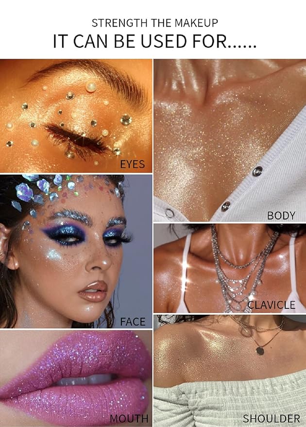 3 Colors Polvo De Hadas Body Brightens the Natural Three-Dimensional Face Blusher Fairy Highlight Patting Powder (3 Colors)-Velvo Beauty