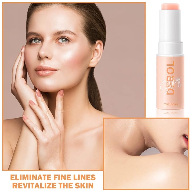 NVLEPTAP Moisturizing Wrinkle Multi Bounce Balm Stick,Hydrating Wrinkle Balm stick For Face & Lip & Eye & Body,All-Over Moisture Wrinkle Multi Balm Stick-Velvo Beauty