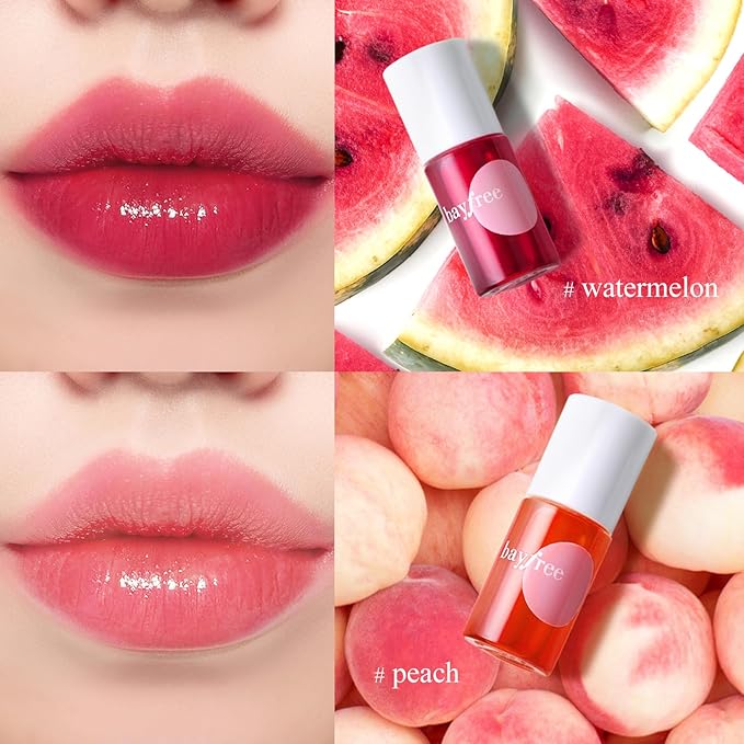 Lip Tint Stain Set, Korean Water Tint Lightweight Non-sticky, Waterproof Long Lasting Liquid Blush & Lip Stain, Transfer-Proof, Matte Finish Lip Color Makeup (juicy)-Velvo Beauty