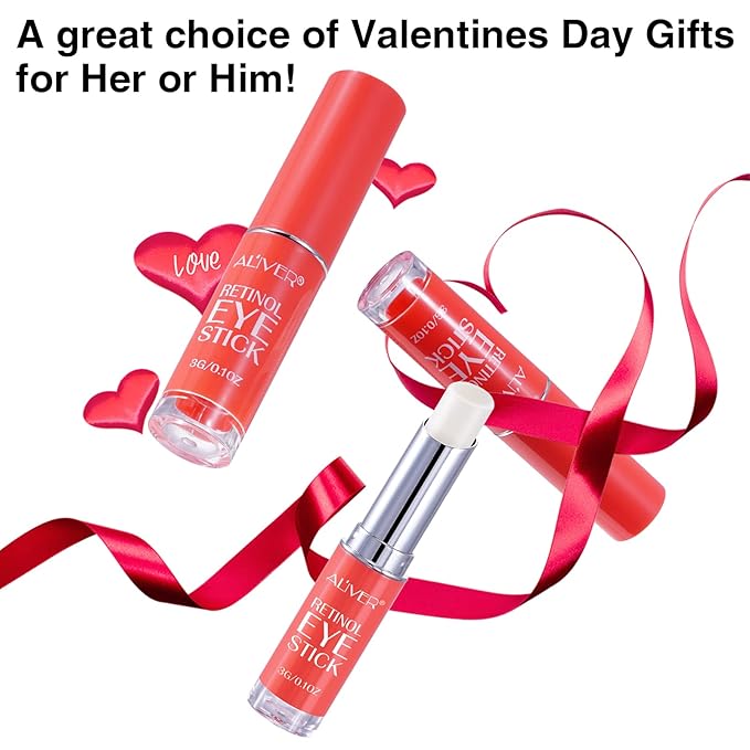Retinol Eye Stick,Collagen Retinol Eye Cream for Dark Circles and Puffiness, Under Eye Cream Anti Aging, Eye Brightener Stick for Wrinkles Eye Balm Reduces Fine Lines(#1-Retinol Eye Stick)-Velvo Beauty