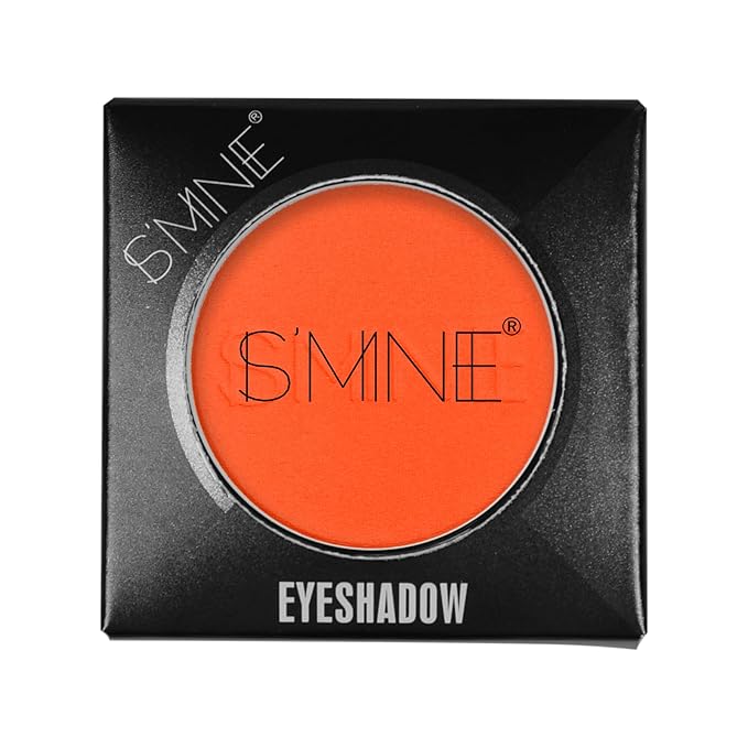 IS'MINE Single Orange Matte Eyeshadow Powder Palette High Pigment, Longwear, Intense Color Best Orange Eyeshadow-Velvo Beauty
