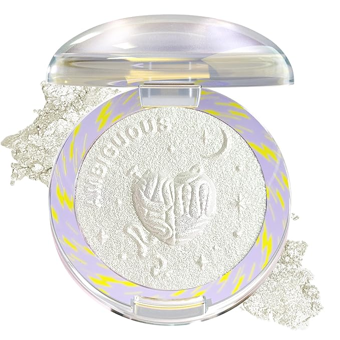 Glitter Sparkly Face Highlighter Makeup Palette Shimmer Radiant Glow Illuminator Iluminadores de Maquillaje 6g (01 Diamond Shine)-Velvo Beauty