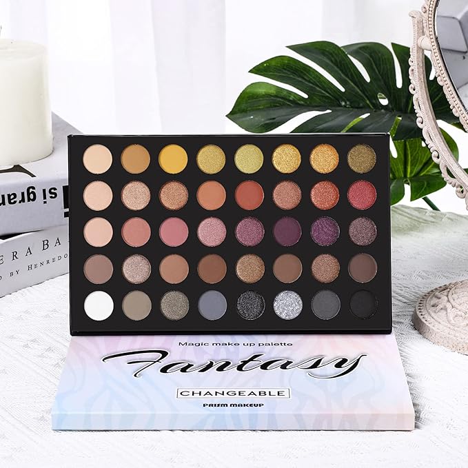 Professional Neutral Smokey Eyeshadow Makeup Palette, Matte Shimmer Metallic Black Grey Dark Goth Eye Shadows for Halloween, Pigmented Warm Smoky Naked Nude Rosy Gold Brown Pallet Daily Make Up Kit-Velvo Beauty