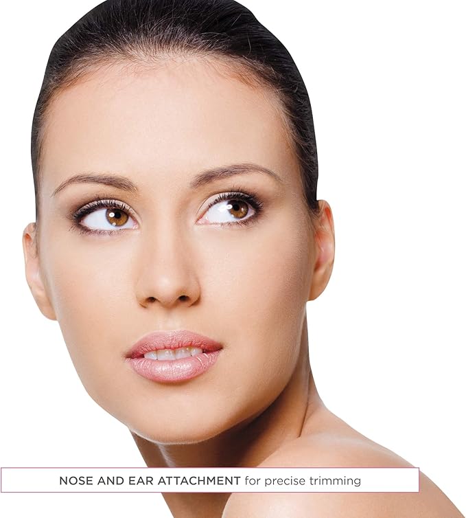 Conair All-in-1 Facial Hair Trimmer for Women, Perfect for Face, Ear/Nose and Eyebrows, Battery-Powered-Velvo Beauty