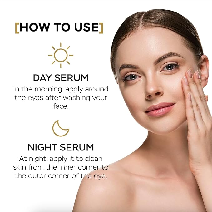 AM/PM Anti-Aging Kit Eye Contour Duo, Deep Hydration Eye Contour Cream with Cotton Stem Cells & Hyaluronic Acid (AM), Eye Contour Anti-Fatigue with Arabic Coffee for Under Eye Lines Protection(PM)-Velvo Beauty
