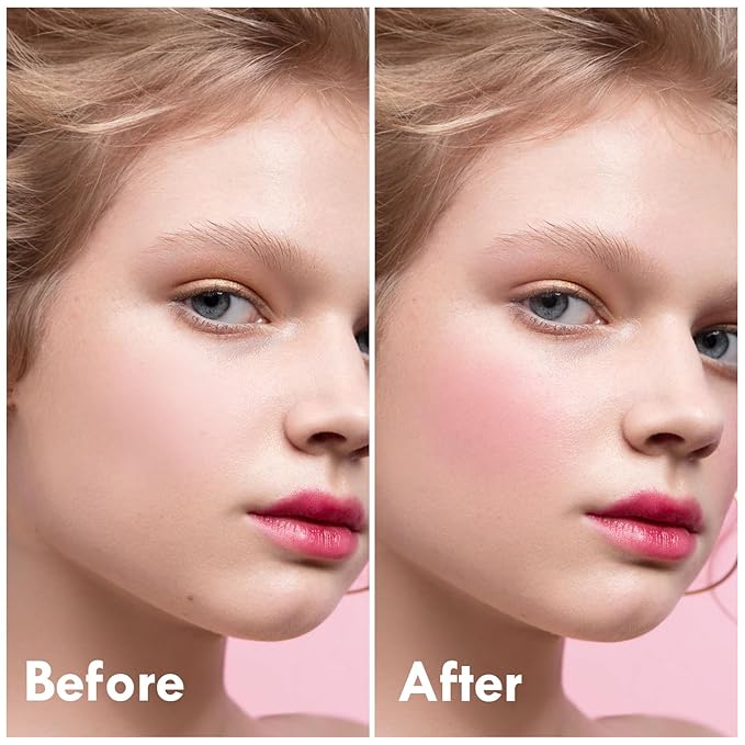 Gradient Matte Blush Palette, Blendable Blush Powder for Cheeks, Shape, Contour & Highlight Face for a Naturally Glowing Finish-Velvo Beauty