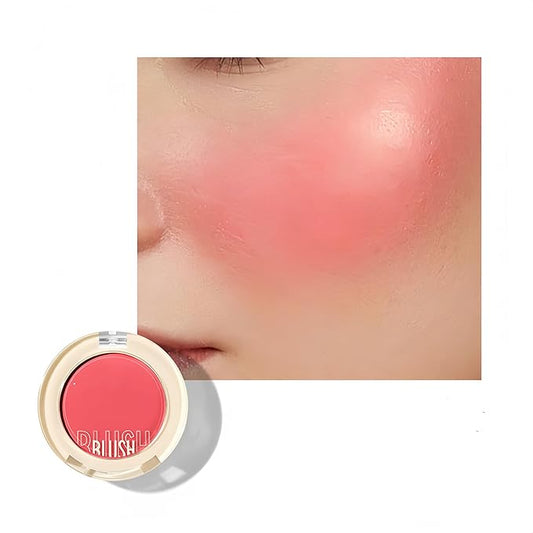 Shiny Blush 12 Color Cream High-Pigmented Buildable Face Blush Long-Lasting Natural Look Face Blush for Cheeks (Color 10)-Velvo Beauty