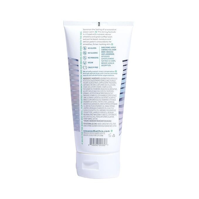 Seaweed Bath Co. Firming Body Cream - Rosemary Mint - Hydrating Hand and Body Lotion with Hyaluronic Acid - Toning Skin Moisturizer for Dry Skin - 6 oz (Pack of 2)-Velvo Beauty