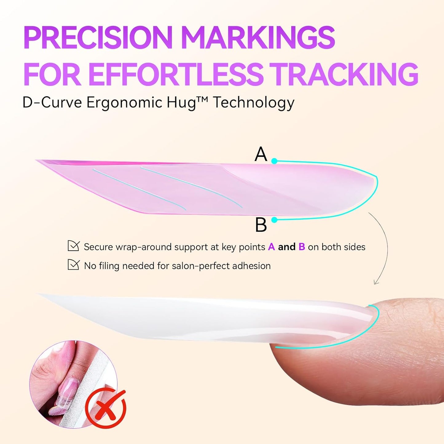 288pcs Nail Dual Forms for Buildergel: Gelike EC 12 Unique Styles & Sizes for Professional Salon-Quality Manicures at Home-Velvo Beauty