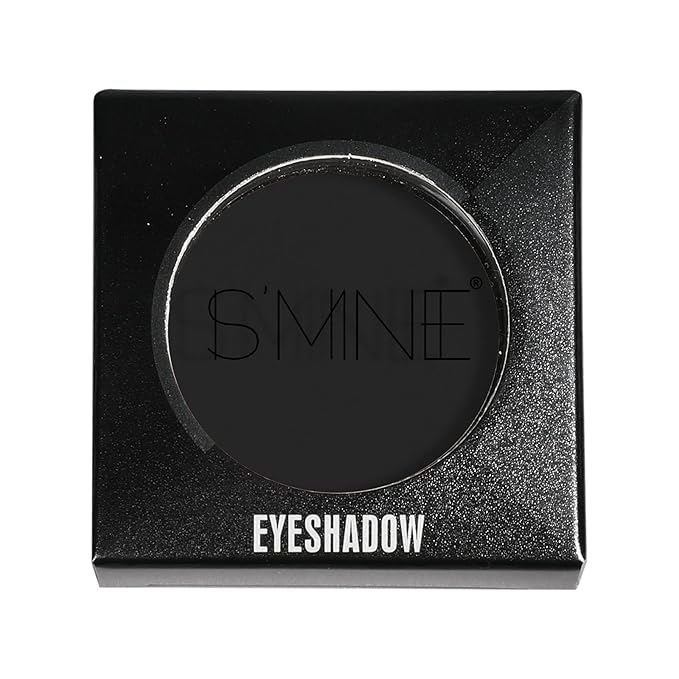 ISMINE Single Black Matte Eyeshadow Powder Palette High Pigment, Longwear, Intense Color Best Black Eyeshadow-Velvo Beauty
