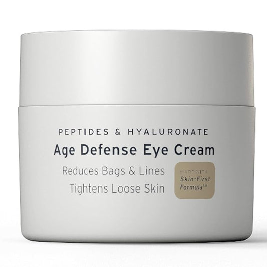 SUPPLY Age Defense Eye Cream - Powerful Anti-aging Eye Cream for Men - Reduces Bags, Puffiness, and Dark Circles - Natural, Paraben Free Eye Moisturizer - Peptides, Hyaluronic Acid, Caffeine Eye Cream-Velvo Beauty