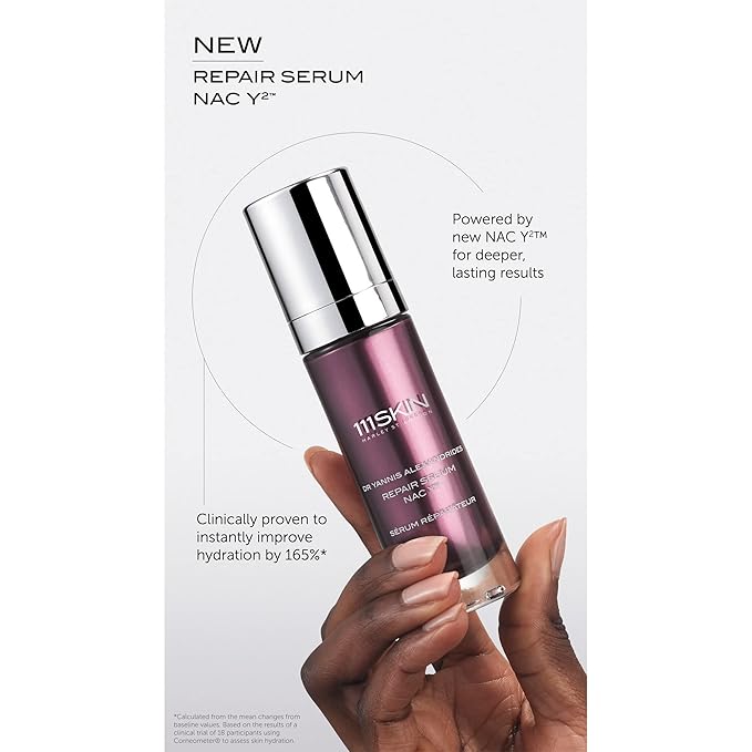 111Skin Repair Serum NAC Y2 | Reduces Redness & Fights Free Radicals| Reinforces Skin Barrier | Combats Early Signs of Aging (1 fl oz)-Velvo Beauty