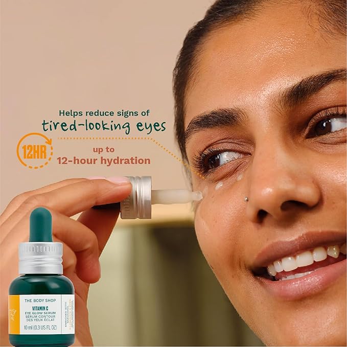 The Body Shop Vitamin C Eye Glow Serum - Illuminating And Brightening For Eye - 0.3 Fl Oz-Velvo Beauty
