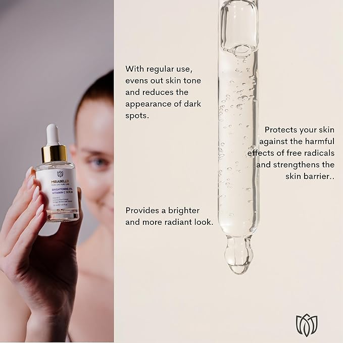 Vitamin C Facial Serum | Daily Antioxidant Support with Niacinamide, Licorice Root & Ginkgo Biloba | Hydrating & Nourishing Formula 30ml-Velvo Beauty