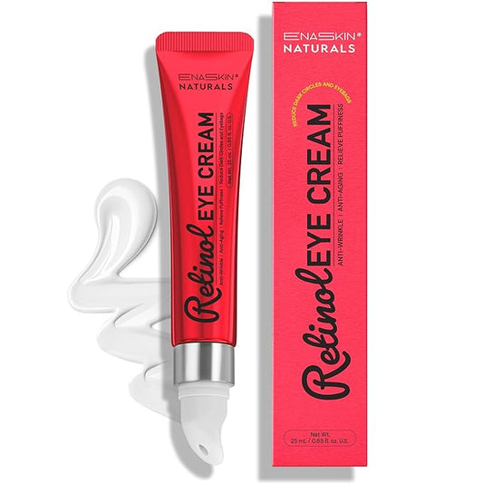 Anti-Aging Eye Cream for Wrinkles: Lifting and Tightening Under Eye Cream with Retinol & Collagen - Fine Lines Smoothing Treatment, Reduces Dark Circles, Eye Bags & Puffiness In 2 Weeks | 1.53 fl. oz-Velvo Beauty