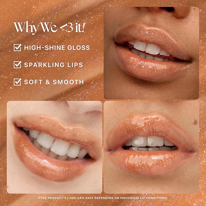 Nature Republic HONEY MELTING LIP GLITTER (14 MAPLE) SOFT LIP STICK Hydrating Gloss, Moisturizing balms, Shine Glimmer Finish, Shimmery-Sheer tint, korean make up-Velvo Beauty