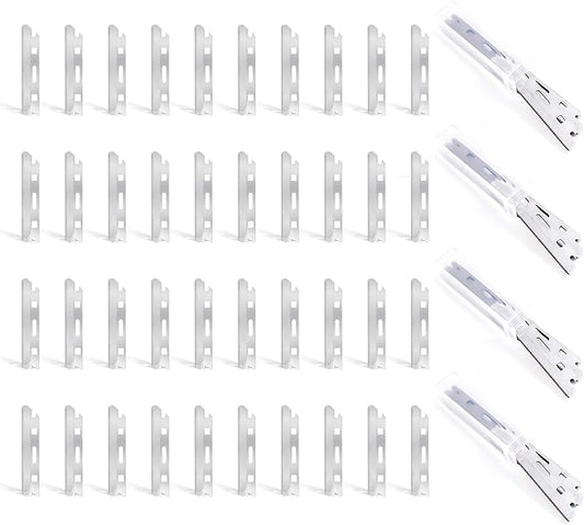 Dermaplan Razor for Face Professional, Facial Razors for Women Face with 40 Blade Refills, Eyebrow Razor for Women and Men-Velvo Beauty