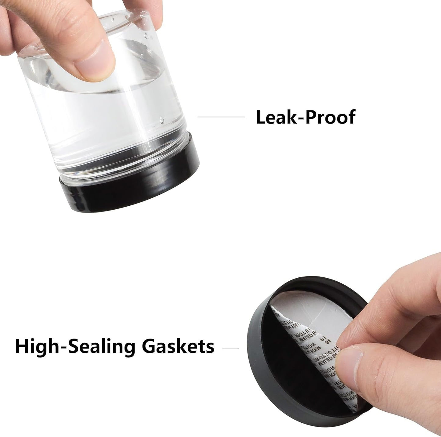 84PCS 4oz/125ml Plastic Jars with Screw On Black Lids Seal Stickers Bottle Lid,Clear Container for Storing Dry Food,Spice,Lotion, Cosmetic, Slime, Honey Jam, Cream, Butter-Velvo Beauty