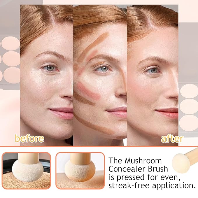 15 Colors Cream Contour Palette,Lightweight Concealer Full Coverage Contouring Liquid Foundation Palette,Multi-use Blendable Color Corrector Concealer Palette with Makeup Sponge-Velvo Beauty