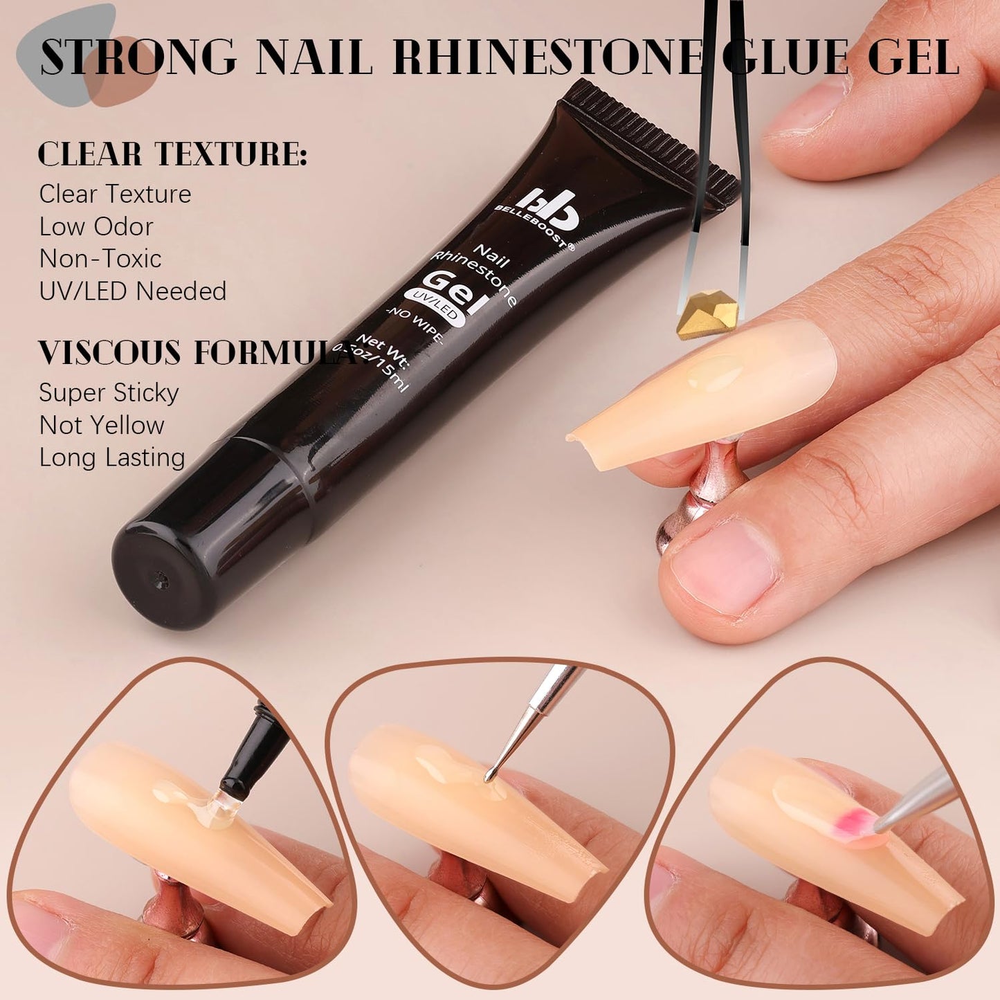 1680Pcs Mineral Gold Glass Nail Rhinestones 180Pcs Multi Shapes Flatback Nail Gems + 1500Pcs 1.5-4mm Round Crystal with Rhinestones Glue Gel, Manicure Nail Charms Diamond Gemstone for Nail Art-Velvo Beauty