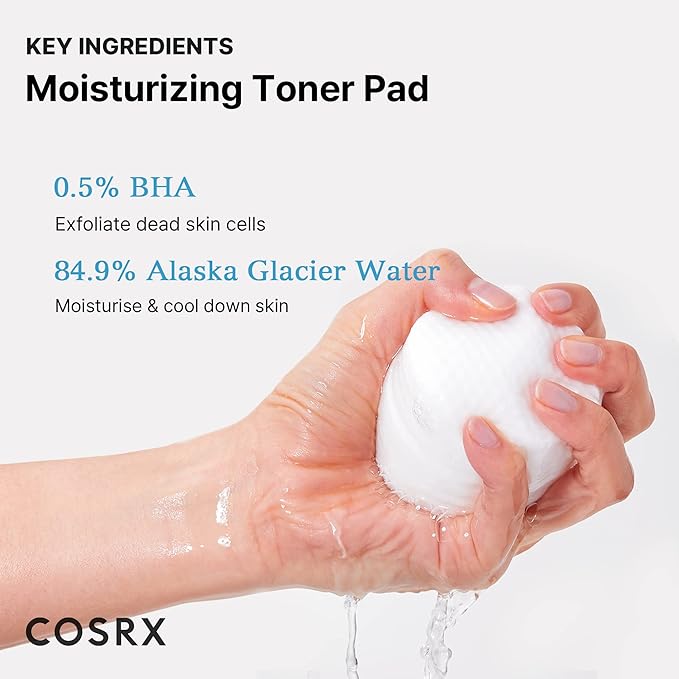 COSRX Propolis Toner Pads 70 Sheets, BHA, Gentle Daily Exfoliant for Sensitive Skin, Preventing Breakouts, Moisturizing, Nourishing, Blemish Care, Korean Skin Care-Velvo Beauty