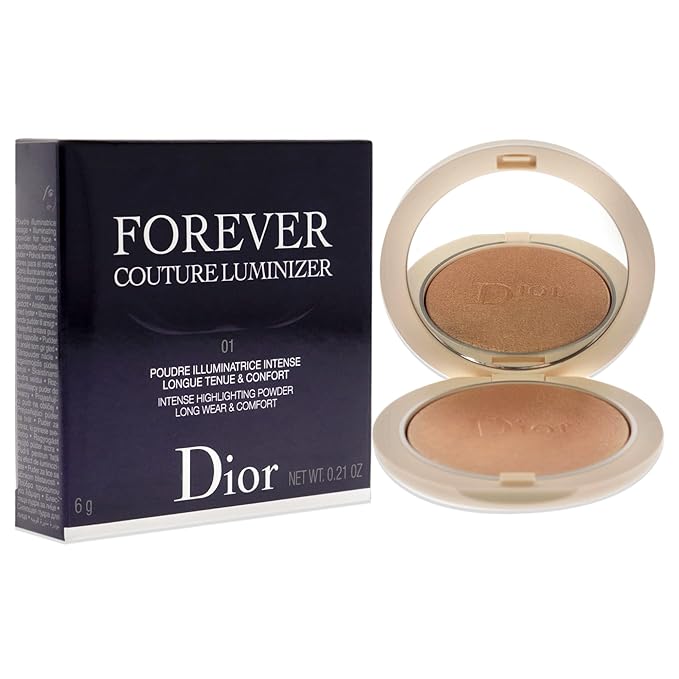Christian Dior Forever Couture Luminizer - 01 Nude Glow Highlighter Women 0.21 oz-Velvo Beauty