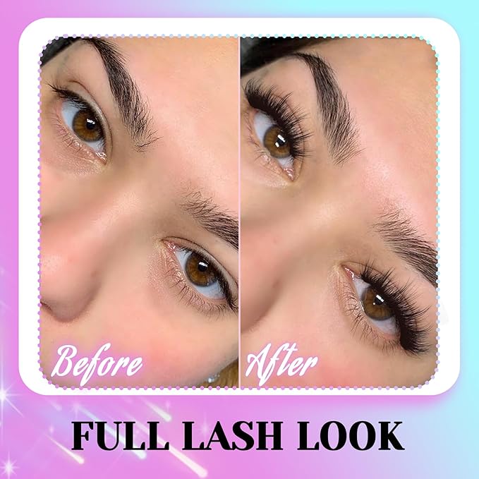 Losha Lashes Fluffy False Eyelashes 5D Volume Eye Lashes 14 Pairs Vegan Fake Eyelashes Soft Faux Mink Lashes Pack (Thrives Only)-Velvo Beauty