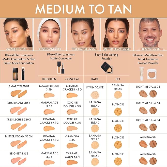 HUDA BEAUTY #FauxFilter Skin Finish Buildable Coverage Foundation Stick 330N Butter Pecan-Velvo Beauty