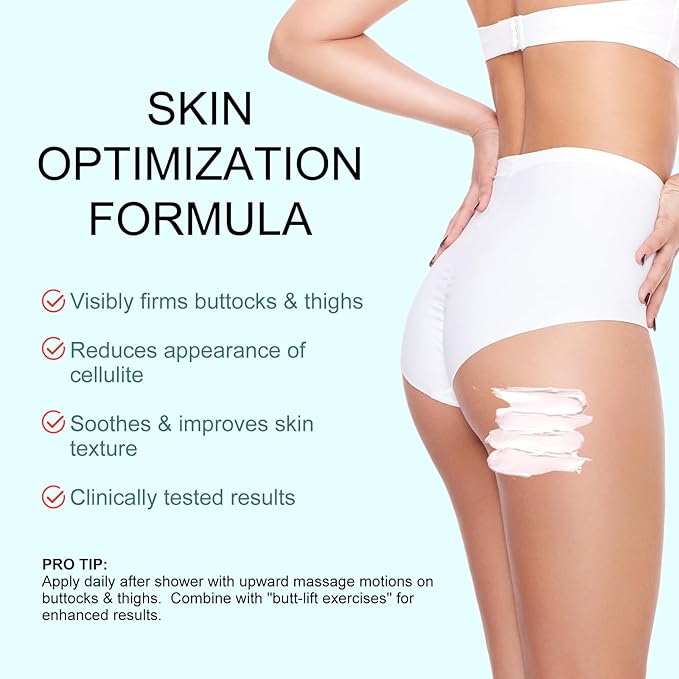 B-TIGHT Body Cream, 200ml Leave-On Booty Enhancing Mask, Firming & Moisturizing Cream, Leave-On Cellulite Mask - Improves Skin Tightness in Buttock Area, Lift sagging skin - 6.76 oz-Velvo Beauty