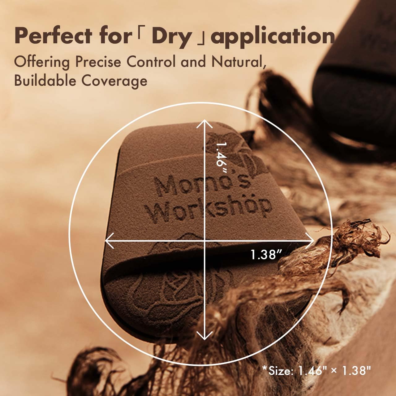 Mini Trapezoidal Makeup Sponge Set,Dual-Use Mini Rubycell Sponge for Foundation/Concealer/Blush,Soft, Even Application for Liquid & Cream Products,3pcs Mini Concealer Puffs & Storage Case-Velvo Beauty