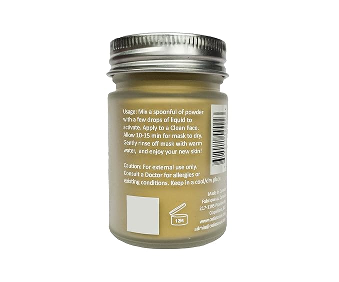 100% Natural Vitamin B Clay Exfoliating Face Mask 120g All Clay & No Water-Velvo Beauty