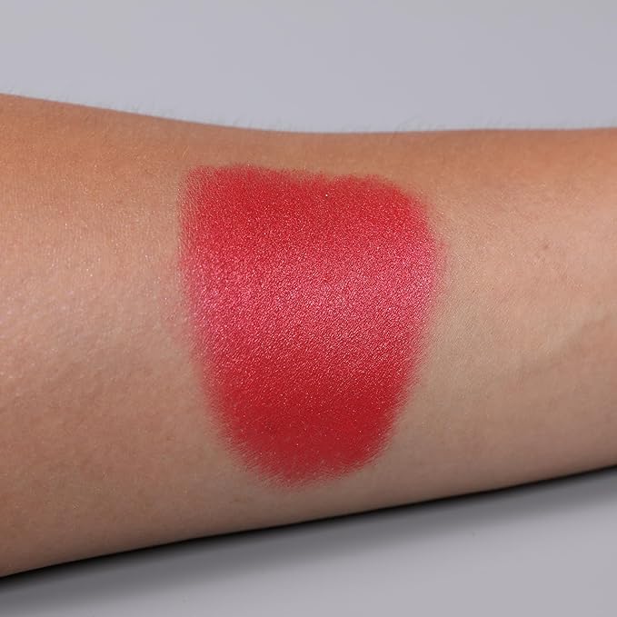 IS'MINE Single Red Shimmer Eyeshadow Powder Palette High Pigment, Longwear, Intense Color Best Red Eyeshadow-Velvo Beauty
