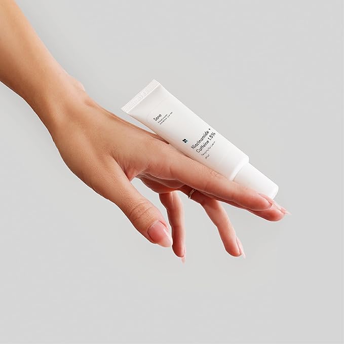 Sane Eye Cream for Dark Circles and Puffiness Treatment with Caffeine and Niacinamide - 0.68 fl oz, Hydrating Eye Cream for Dark Circles, Mornings without Puffiness-Velvo Beauty